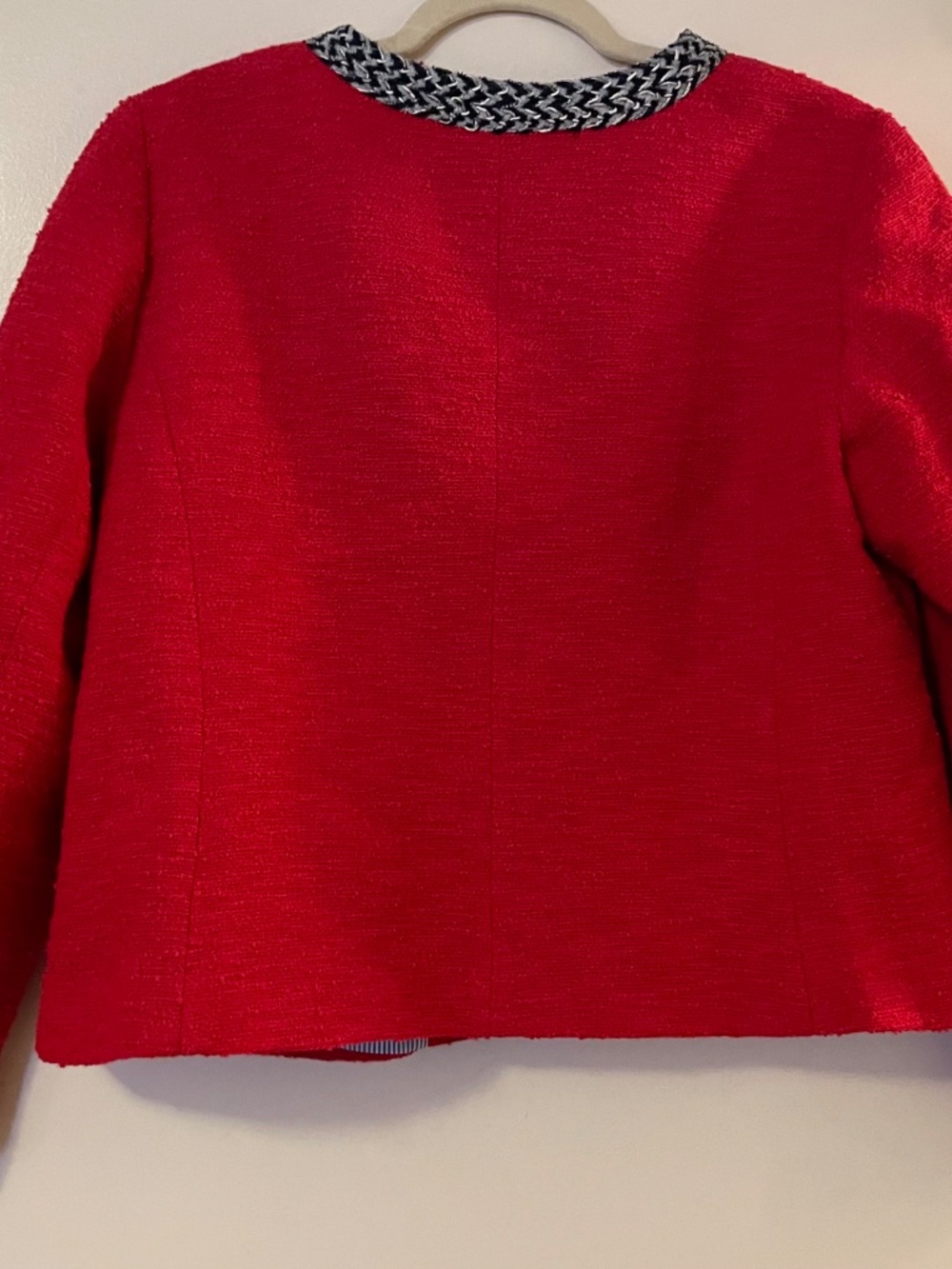 NWT - Talbots Tweed Tipped Jacket - 14P - Picture 4 of 12
